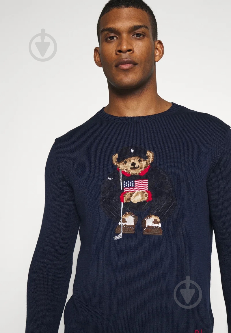 Джемпер Polo Ralph Lauren LS CN BEAR-LONG SLEEVE-SWEATER 710671157-1 р. L синий - фото 2 Джемпер Polo Ralph Lauren LS CN BEAR-LONG SLEEVE-SWEATER 710671157-1 р. L синий - фото 2