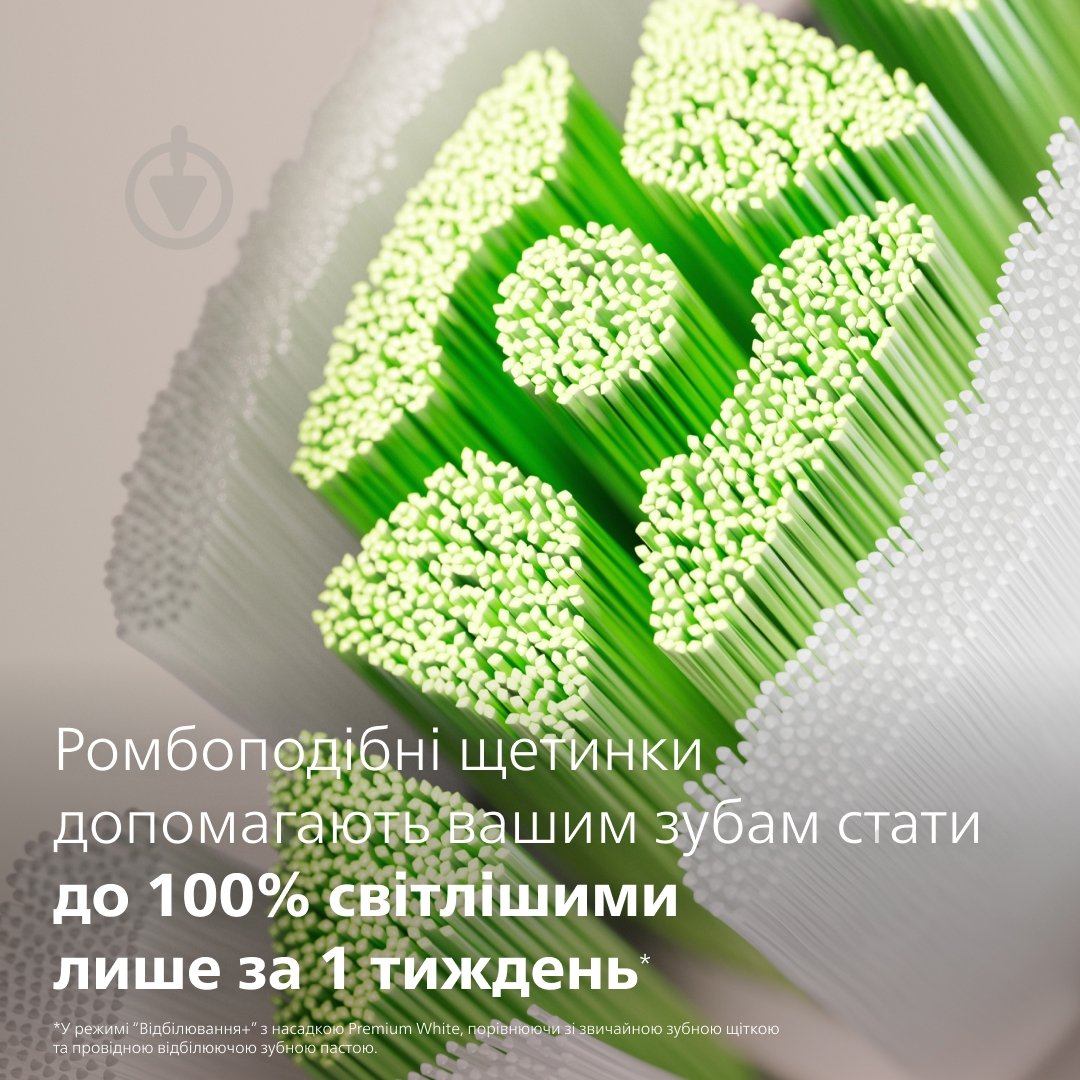Насадки для електричної зубної щітки Philips Sonicare W2 Optimal White 4 шт (HX6064/87) - фото 7