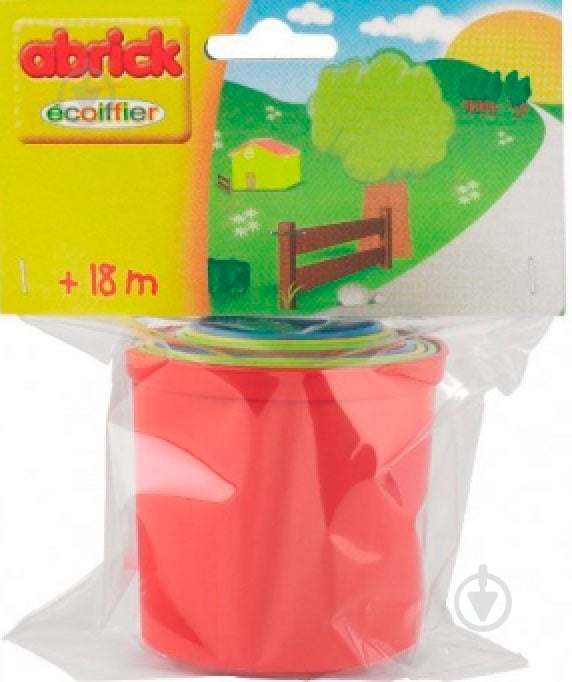 Пирамидка Ecoiffier Сортер Чашечки 400 - фото 1
