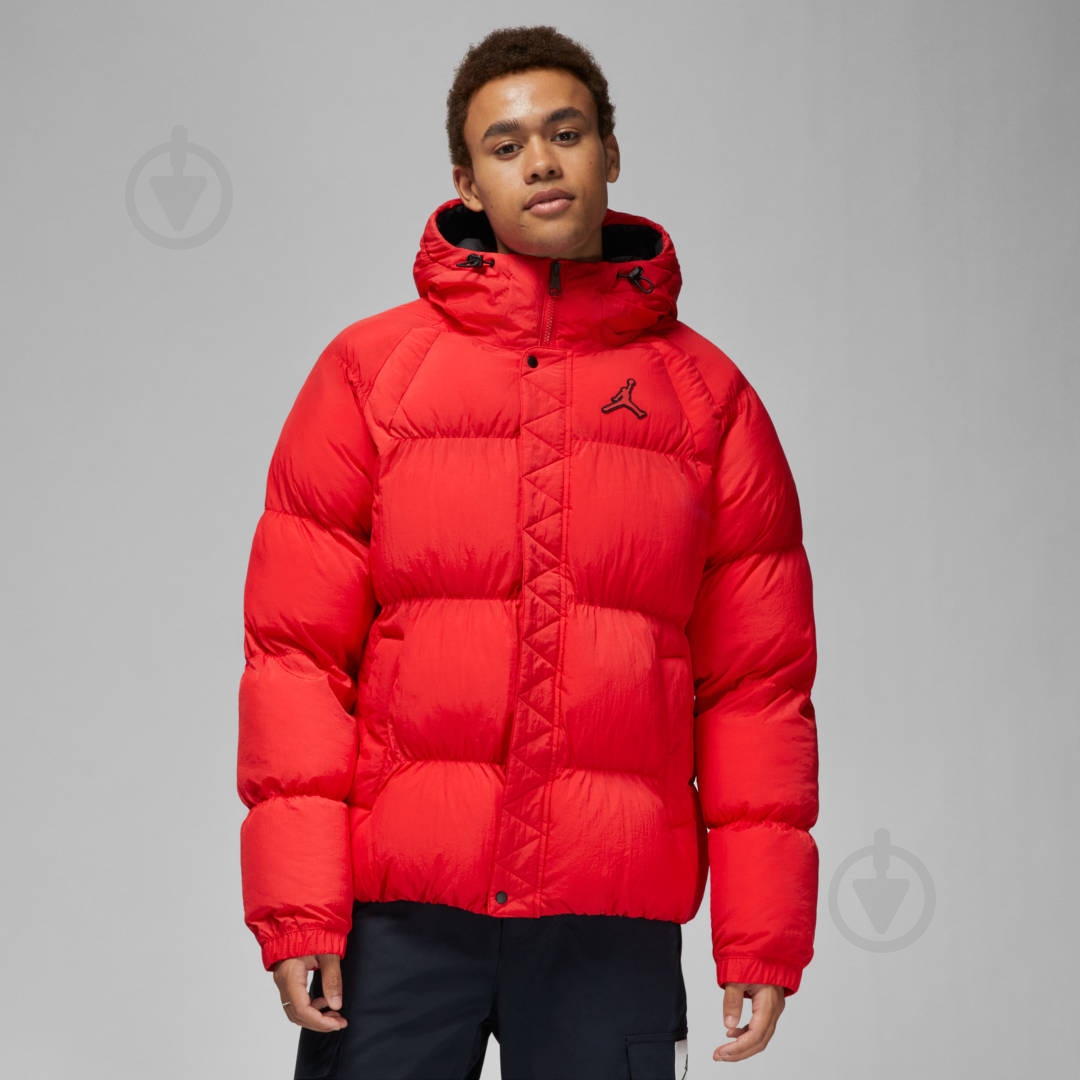 Пуховик мужской зимний Nike M J ESS PUFFER JACKET DQ7348-612 р.L красный - фото 1