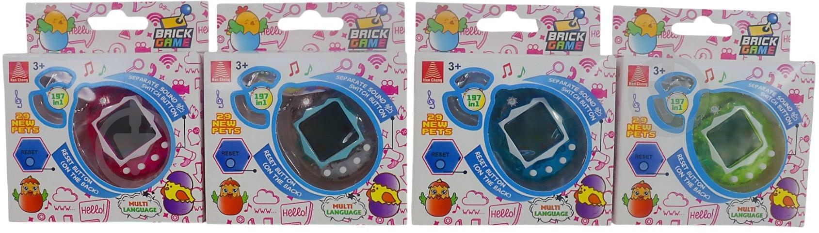 Электронная игра Han Cheng Tamagotchi JSF527141 - фото 1