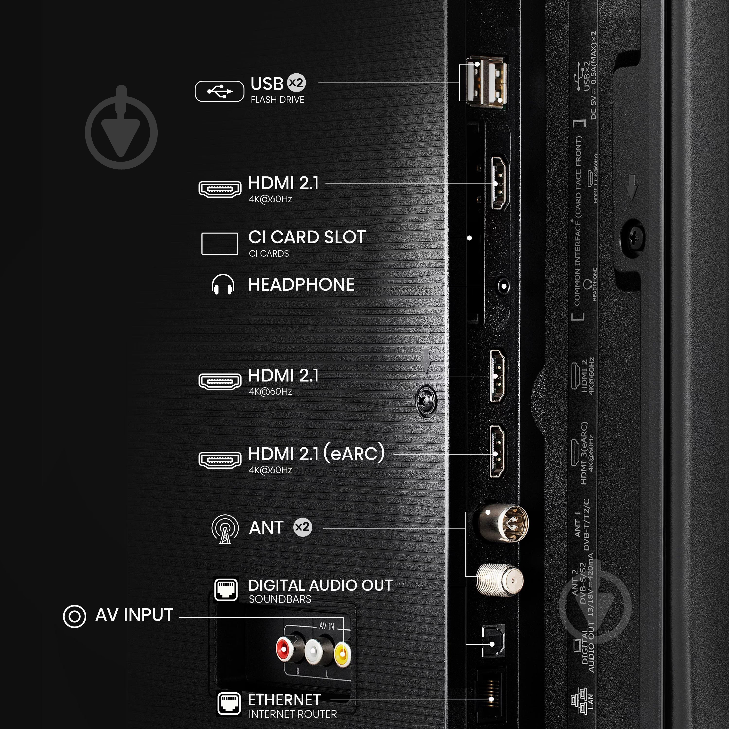 Телевізор Hisense 85E7Q - фото 5