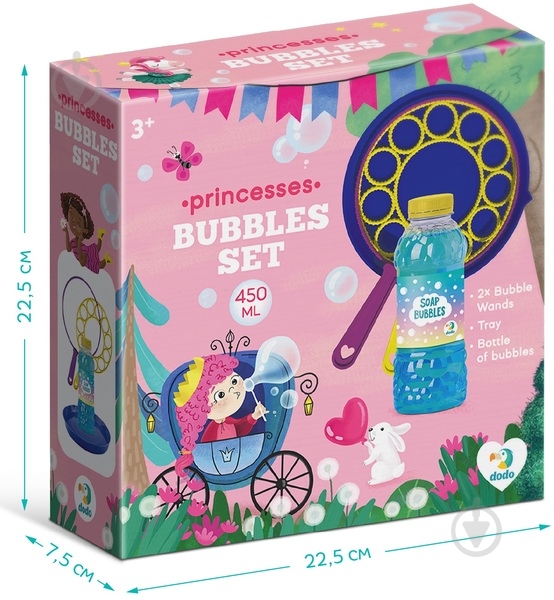 Набор мыльных пузырей DoDo Принцессы 500121 - фото 2