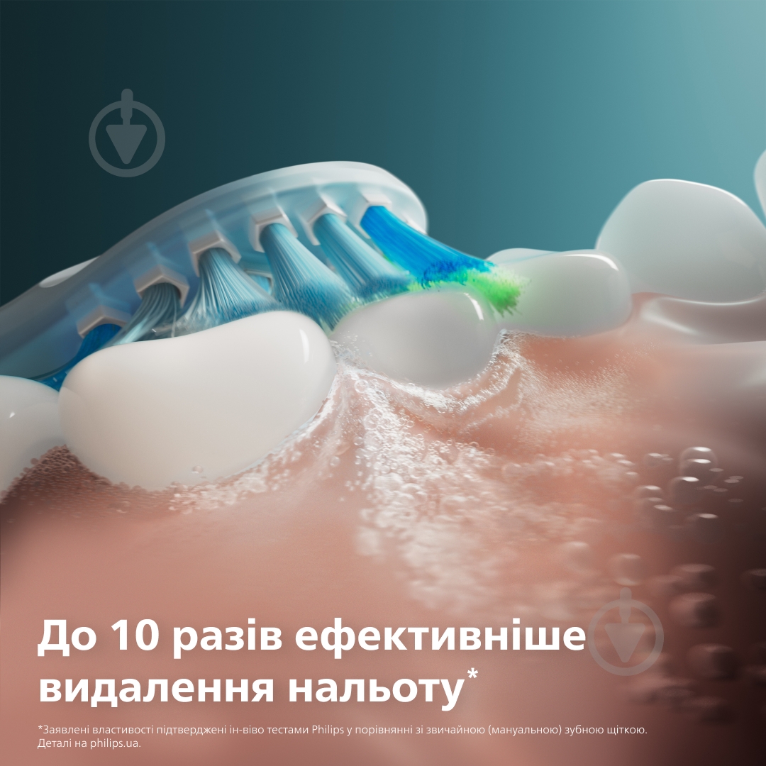 Насадки для електричної зубної щітки Philips Sonicare C3 Premium Plaque Defence (HX9042/87) - фото 10