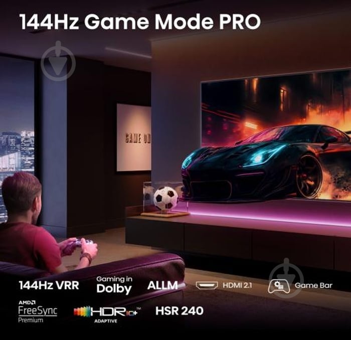 Телевізор Hisense 75E7Q PRO - фото 3