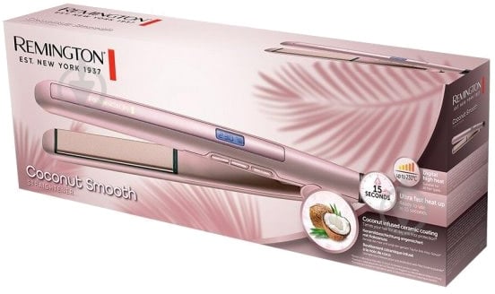 Выпрямитель для волос Remington S5901 Coconut Smooth - фото 4