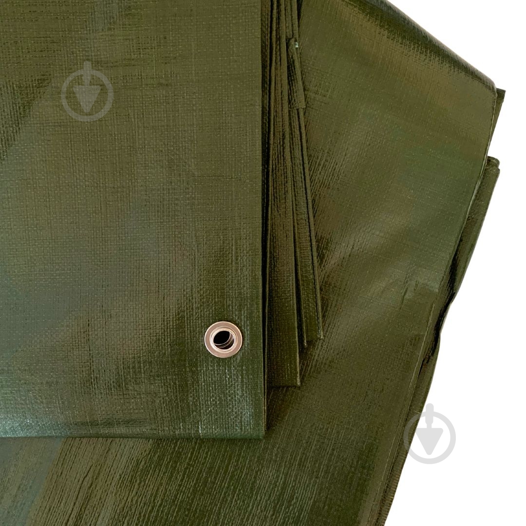 Тент универсальный Agreen 90 г/квм, 6м х 8 м темно-зеленый - фото 2 Тент универсальный Agreen 90 г/квм, 6м х 8 м темно-зеленый - фото 2