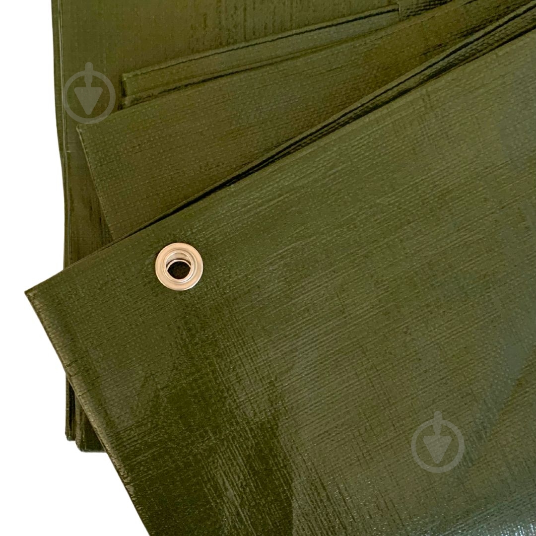 Тент универсальный Agreen 90 г/квм, 6м х 8 м темно-зеленый - фото 3 Тент универсальный Agreen 90 г/квм, 6м х 8 м темно-зеленый - фото 3