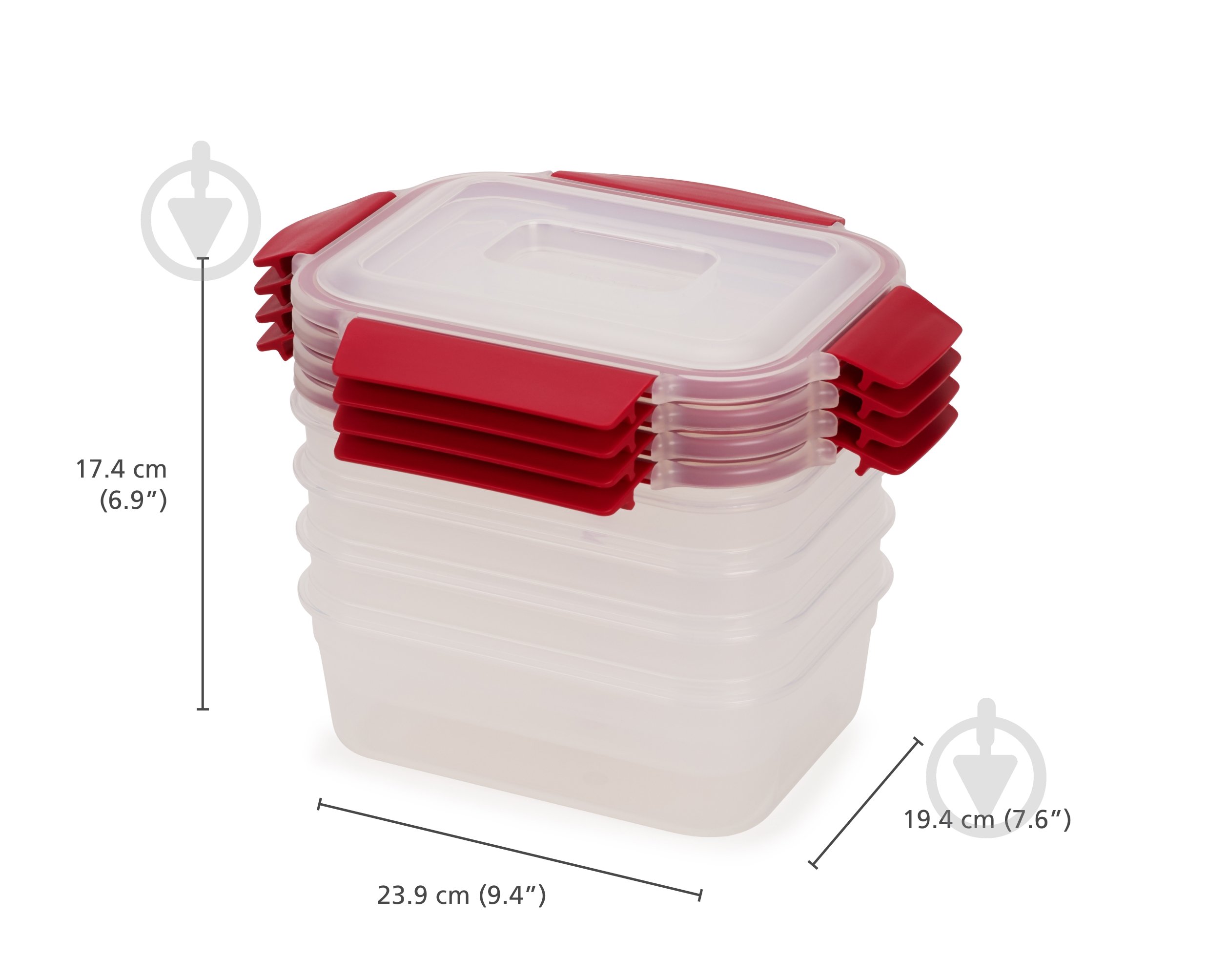 Набір контейнерів для харчових продуктів Joseph Joseph 1,1 л 4 шт. (1000011) - фото 3 Набір контейнерів для харчових продуктів Joseph Joseph 1,1 л 4 шт. (1000011) - фото 3