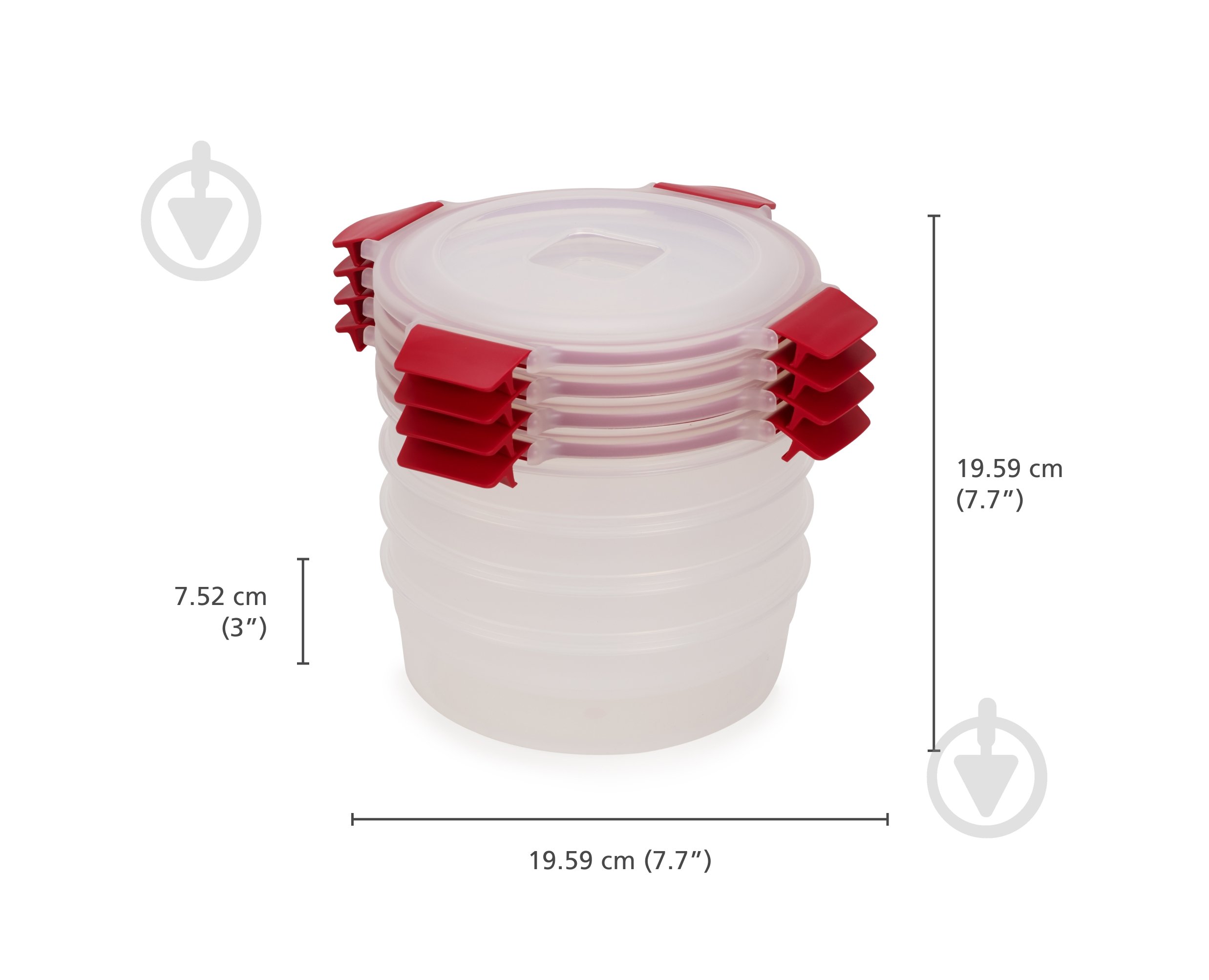 Набір контейнерів для харчових продуктів Joseph Joseph Core 1 л 4 шт. (1000012) - фото 2