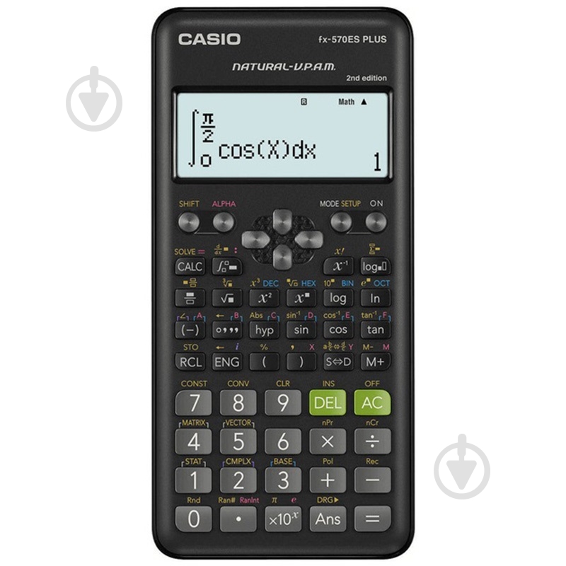 Калькулятор научный черный (FX-570ESPLUS-2WETD) Casio - фото 1