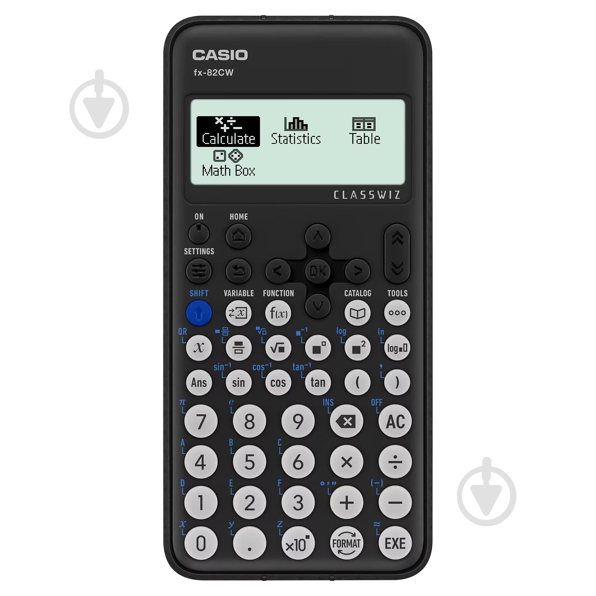 Калькулятор науковий з кришкою чорний (FX-82CW-W-ET-V) Casio - фото 1