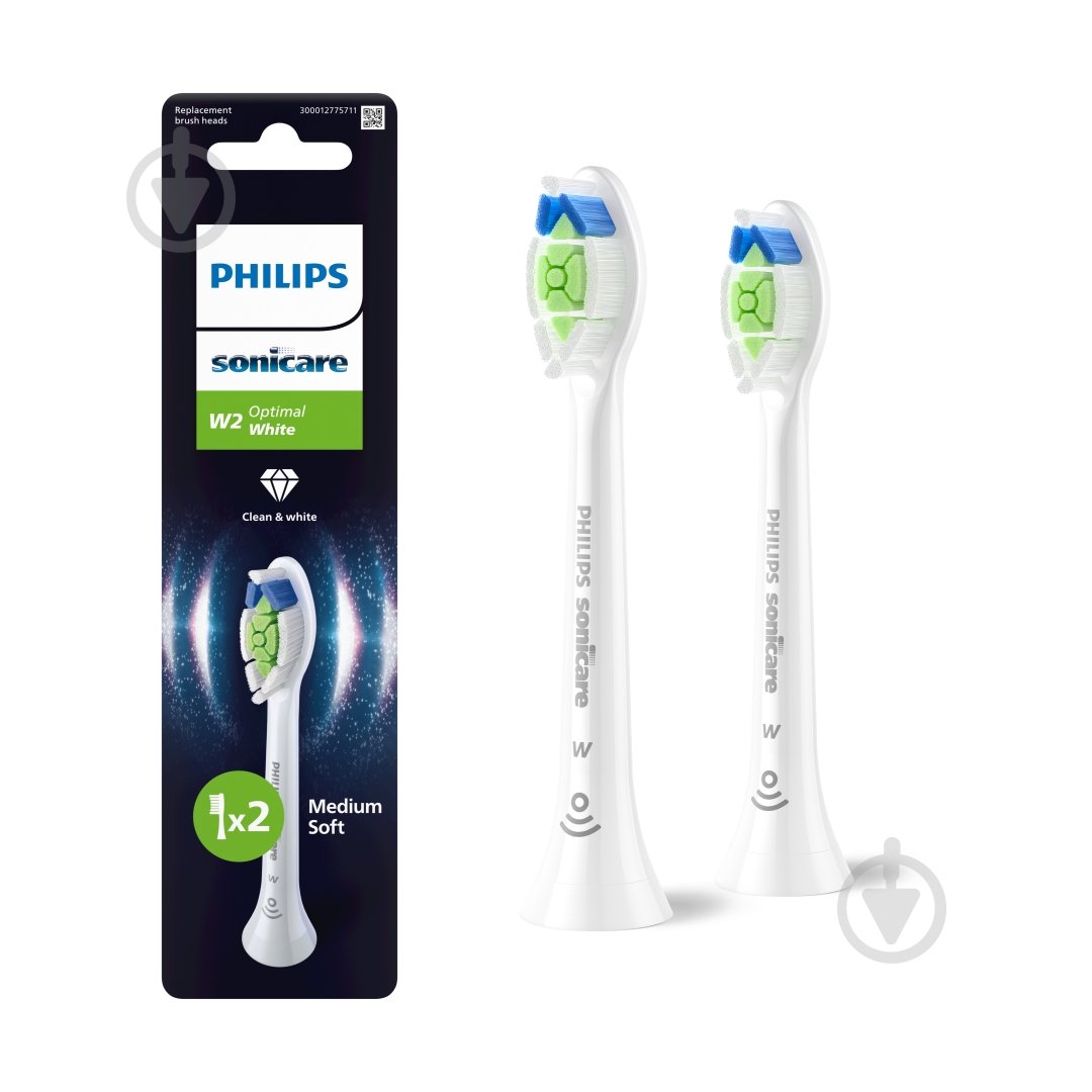 Насадки для електричної зубної щітки Philips Sonicare W2 Optimal White (HX6062/87) - фото 9