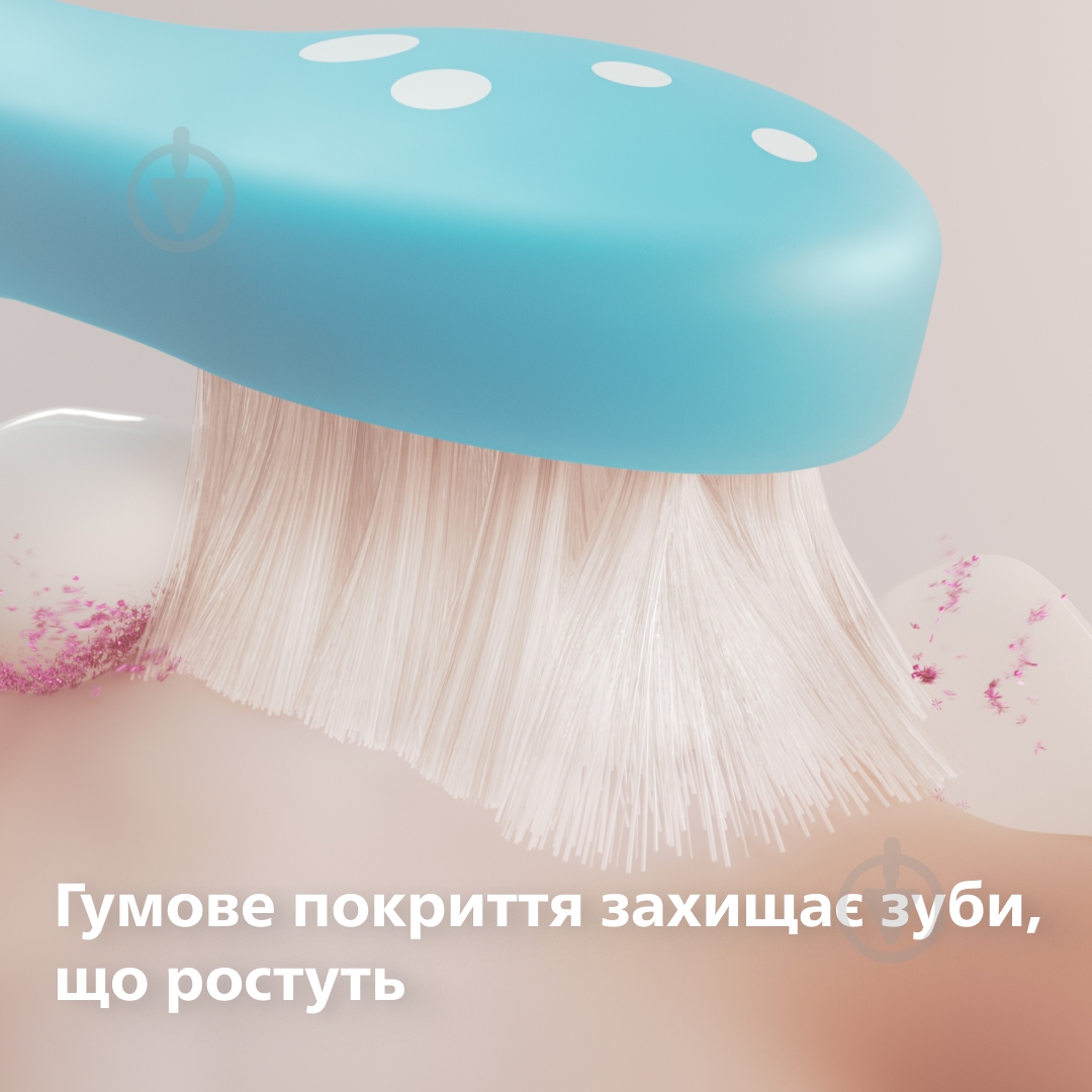 Насадки для електричної зубної щітки Philips Sonicare For Kids (HX6032/90) - фото 12