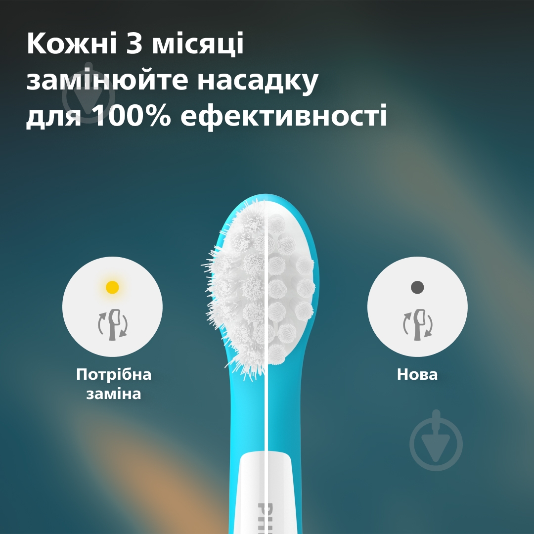 Насадки для електричної зубної щітки Philips Sonicare For Kids (HX6032/90) - фото 14