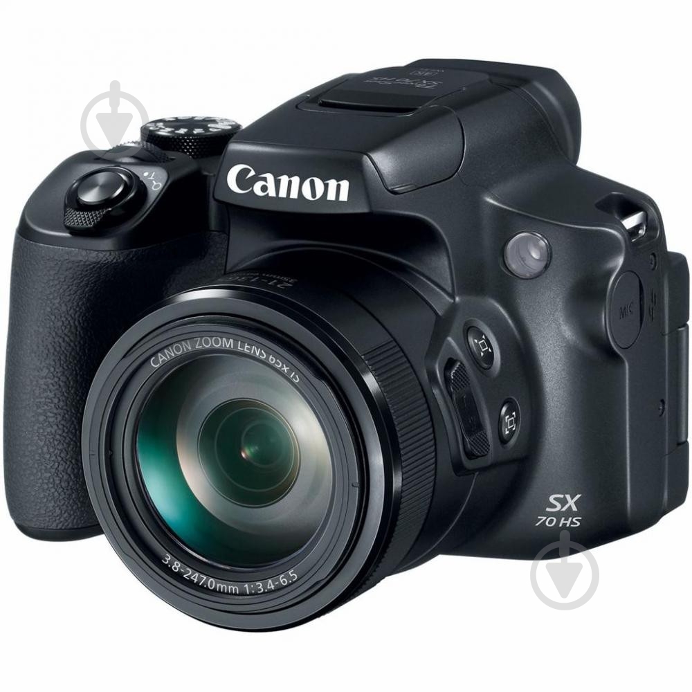 Фотоапарат Canon Powershot SX70 HS (3071C012) black - фото 2
