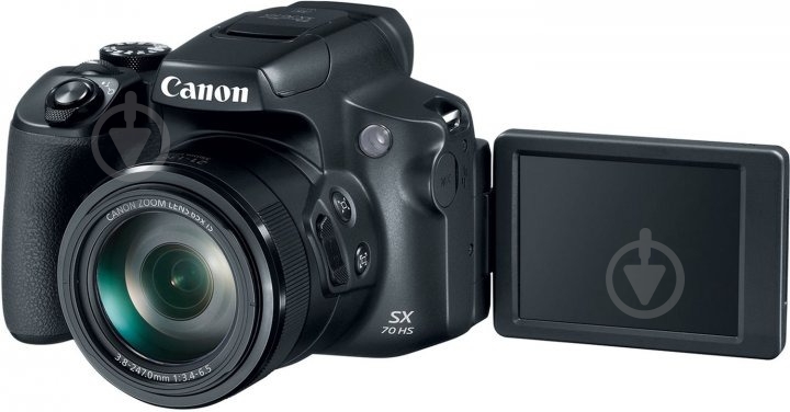 Фотоапарат Canon Powershot SX70 HS (3071C012) black - фото 7
