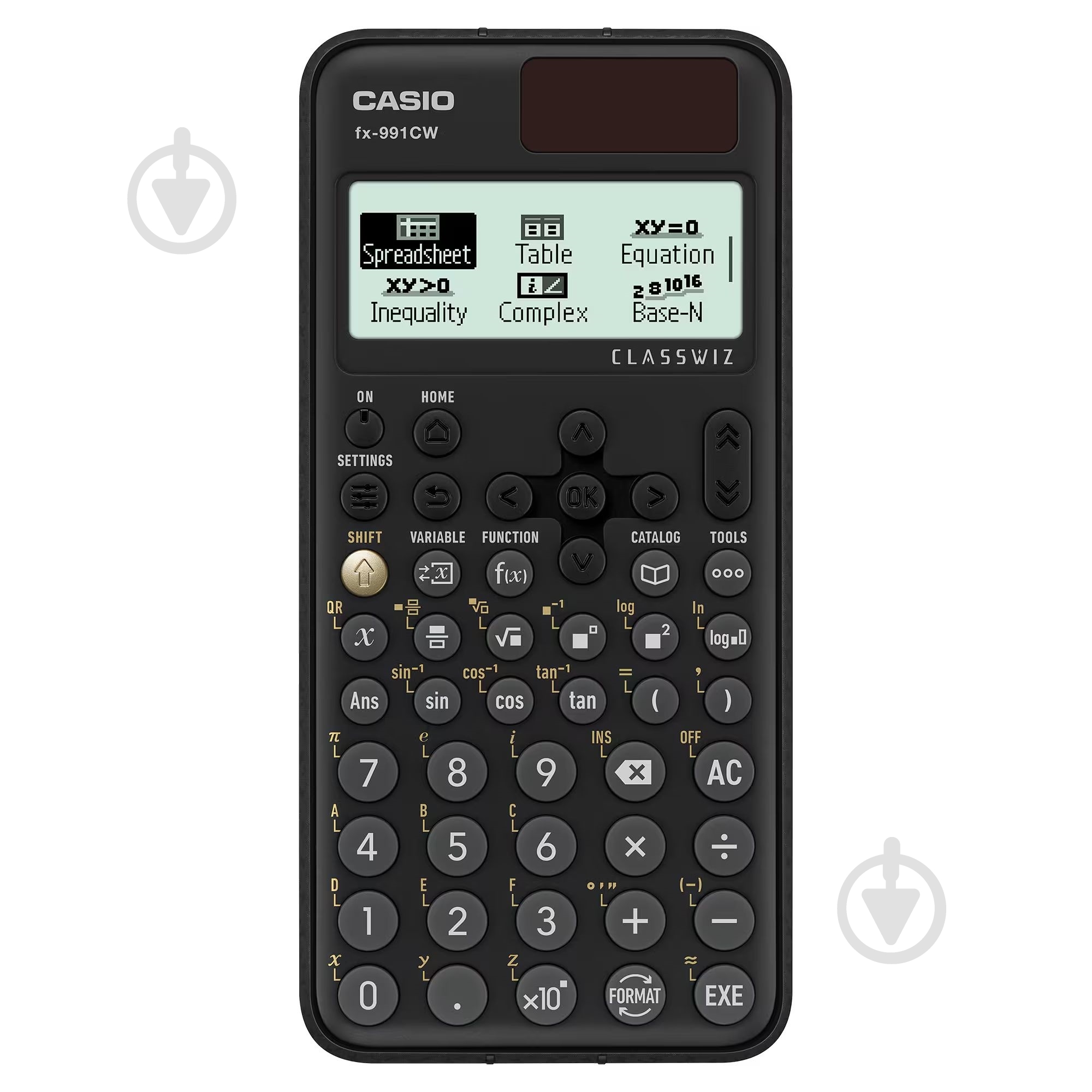 Калькулятор науковий з кришкою чорний (FX-991CW-W-ET-V) Casio - фото 1 Калькулятор науковий з кришкою чорний (FX-991CW-W-ET-V) Casio - фото 1