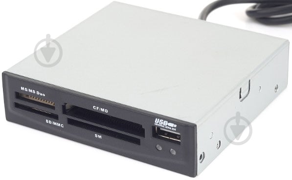Кардрідер Gembird USB 2.0 FDI2-ALLIN1-AB - фото 1 Кардрідер Gembird USB 2.0 FDI2-ALLIN1-AB - фото 1