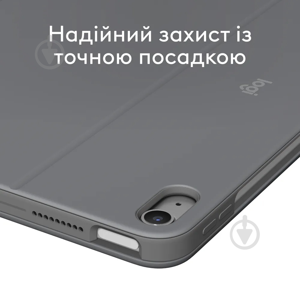 Чехол-клавиатура Logitech Combo Touch for для iPad Air 13-inch M2 oxford grey (L920-012618) - фото 5