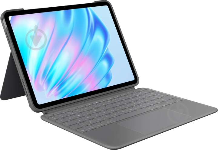 Чехол-клавиатура Logitech Combo Touch for для iPad Air 13-inch M2 oxford grey (L920-012618) - фото 1