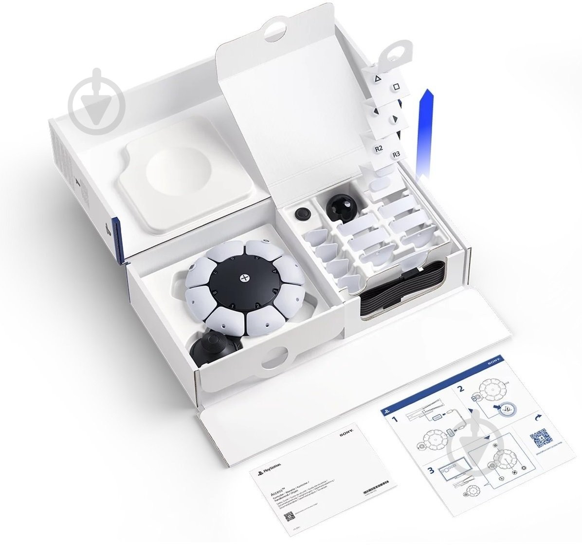 Геймпад беспроводной Sony Access Controller для PS5 White (1000038412) - фото 6