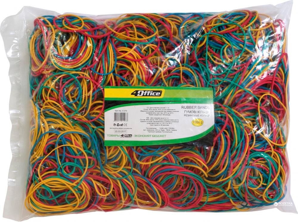 Резинки для денег 4Office 50 мм, 1000 г - фото 2 Резинки для денег 4Office 50 мм, 1000 г - фото 2