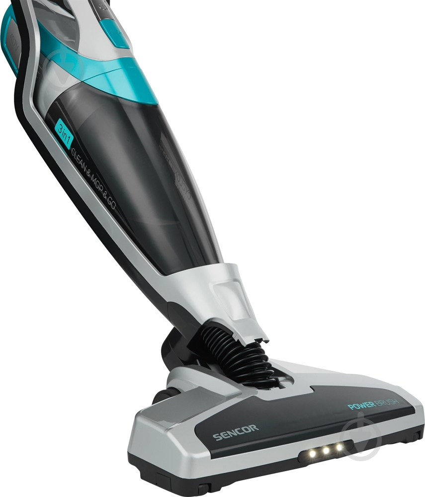 Пылесос аккумуляторный Sencor SVC0740BL-EUE3 grey/blue - фото 3