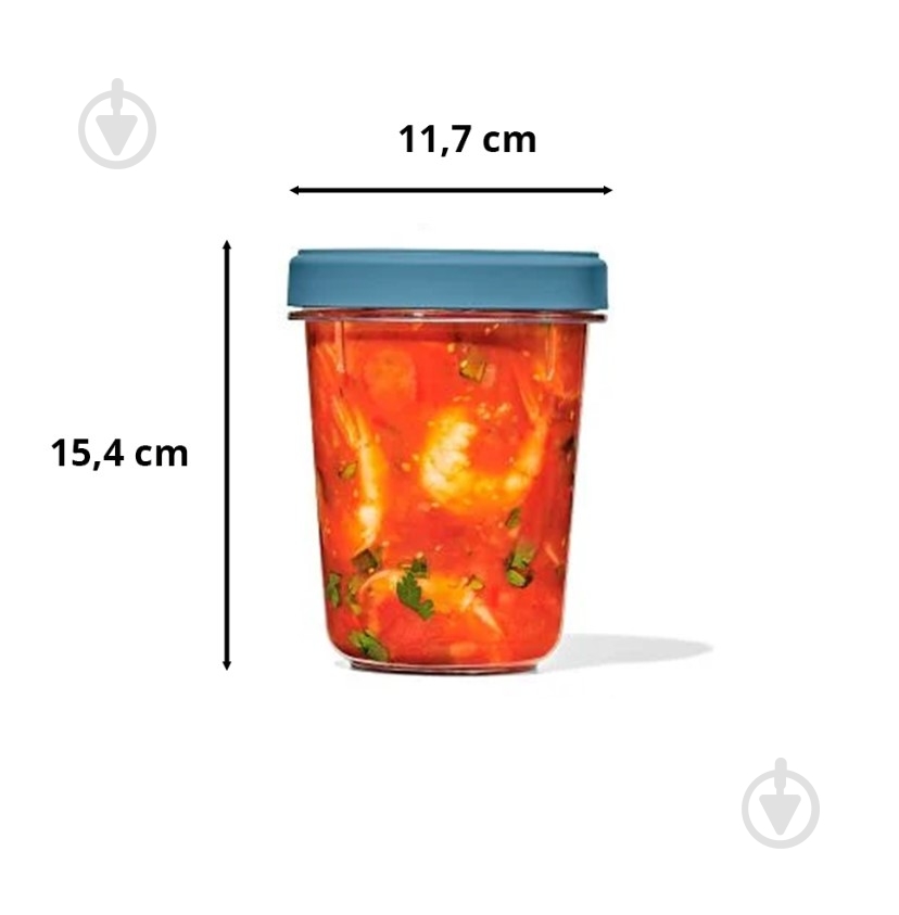 Набір контейнерів Oxo Good Grips 0,9 л 2 шт. (11393600) - фото 2 Набір контейнерів Oxo Good Grips 0,9 л 2 шт. (11393600) - фото 2