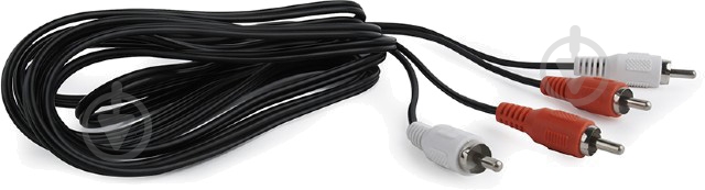 Кабель Cablexpert 1,8 м черный (CCA-2R2R-6) 2 RCA-2RCA - фото 2