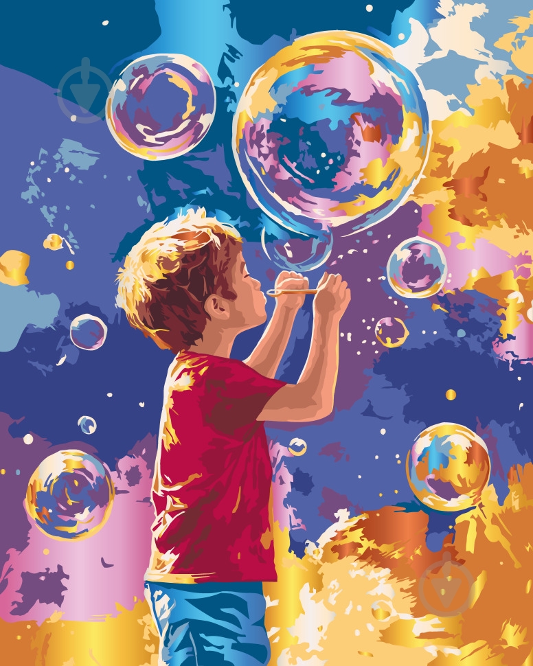 Картина за номерами Яскраві бульбашки з металізованими фарбами 10449-AC 40х50 см ART CRAFT - фото 1 Картина за номерами Яскраві бульбашки з металізованими фарбами 10449-AC 40х50 см ART CRAFT - фото 1