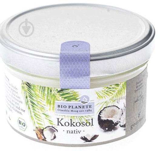 Масло кокосовое Bio Planete неочищенное органическое 400 мл - фото 1