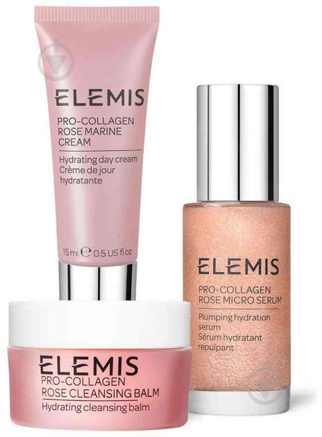 Набір косметики ELEMIS Pro Collagen Rose Plumping Routine (641628873395) - фото 2