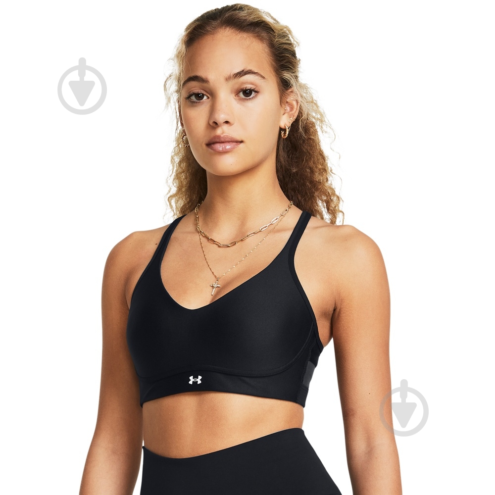 Бра Under Armour Infinity Low 2.0 Bra 1384126-001 р.L-A/C черный - фото 1