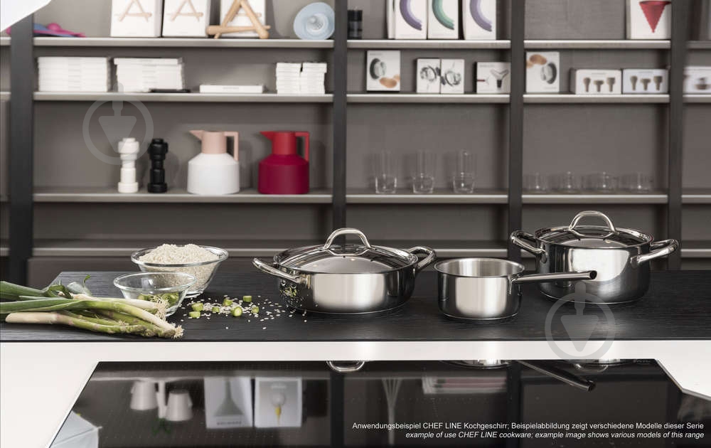 Набор кастрюль Barazzoni Chef Line 6 предметов 163906 - фото 6 Набор кастрюль Barazzoni Chef Line 6 предметов 163906 - фото 6