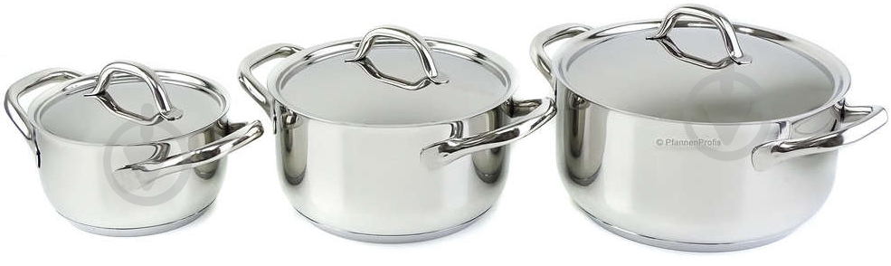 Набор кастрюль Barazzoni Chef Line 6 предметов 163906 - фото 1 Набор кастрюль Barazzoni Chef Line 6 предметов 163906 - фото 1