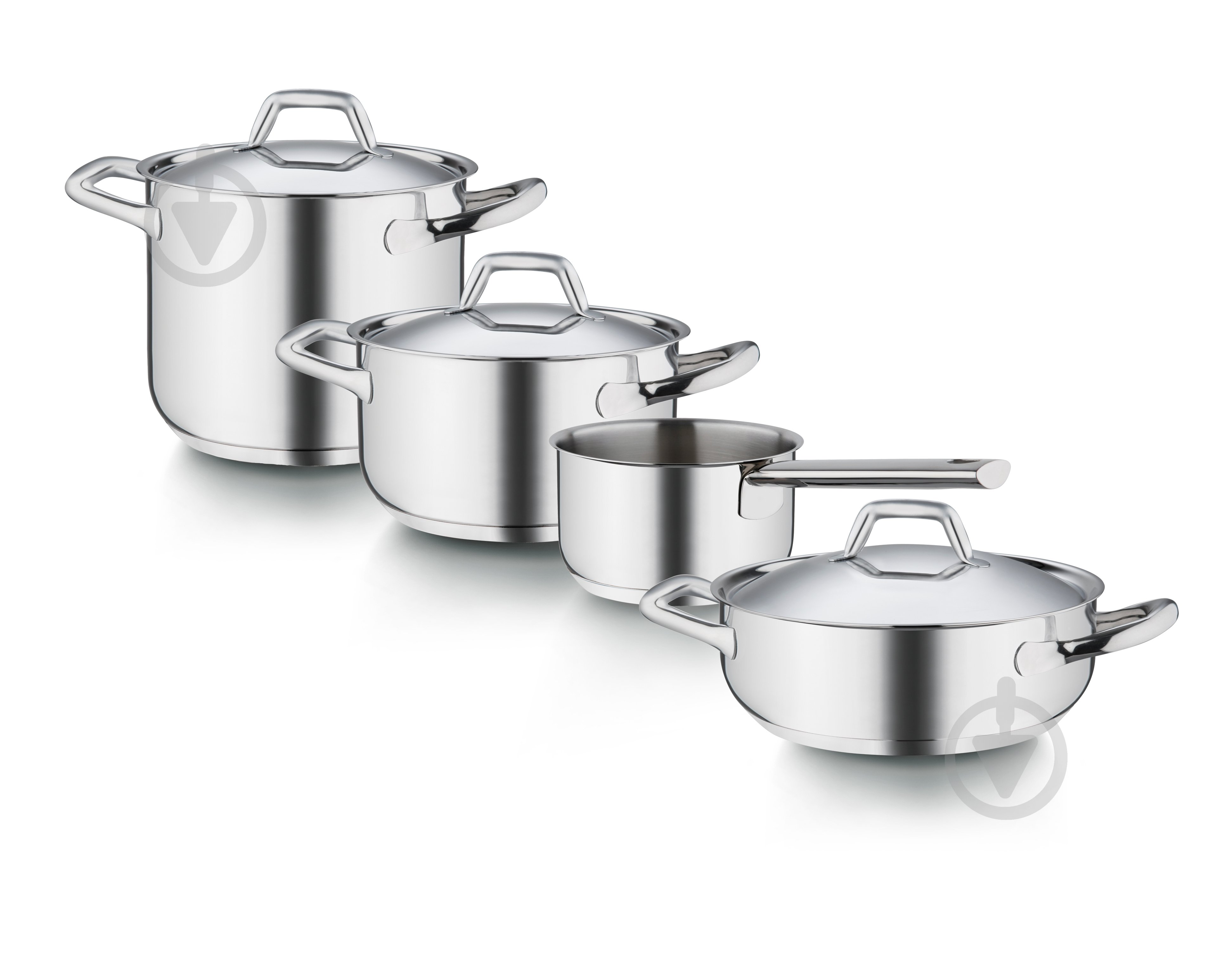 Набор кастрюль Barazzoni Chef Line 9 предметов 163909 - фото 2 Набор кастрюль Barazzoni Chef Line 9 предметов 163909 - фото 2