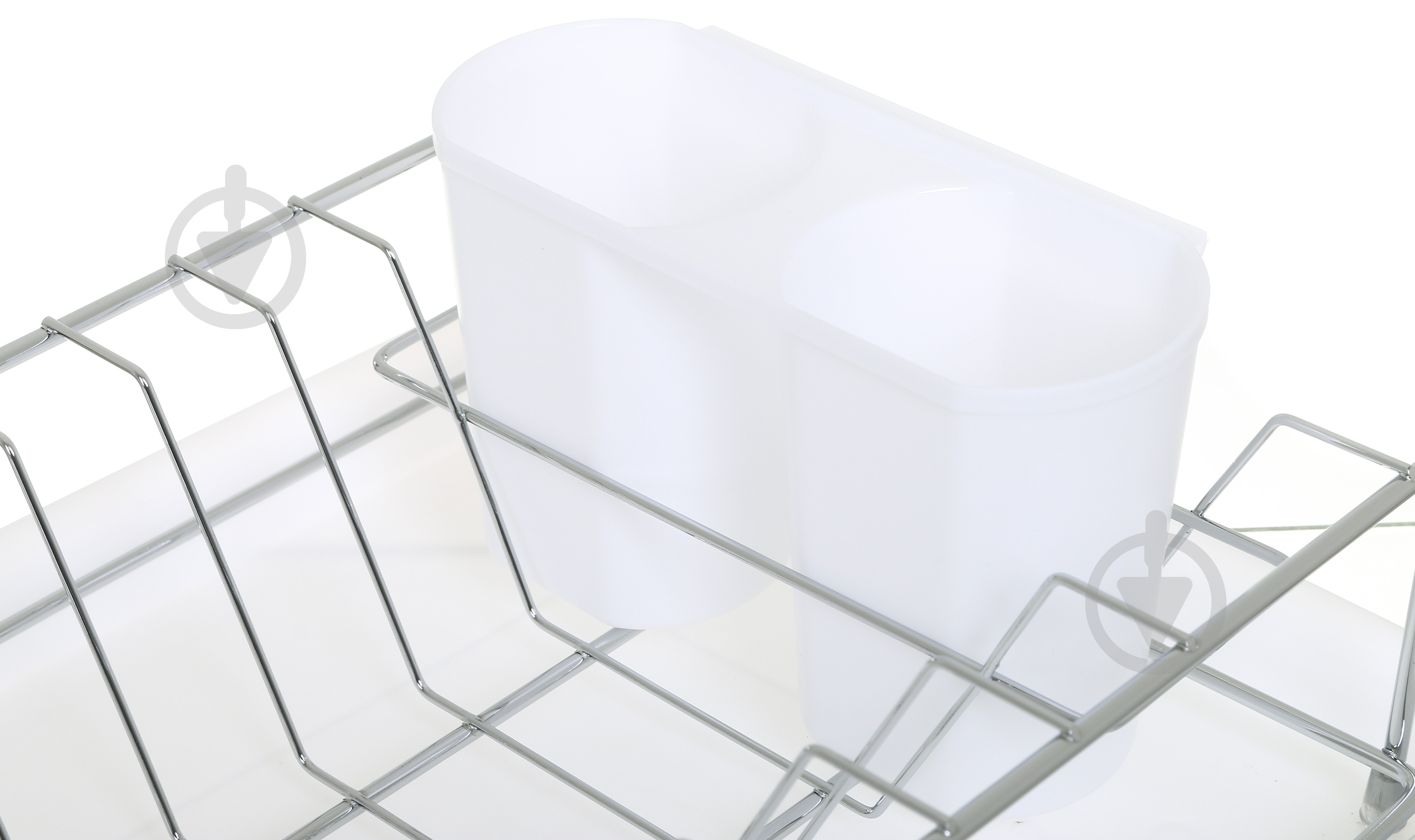 Сушилка для посуды Flamberg 380x250x110 мм настольная одноуровневая с поддоном - фото 3