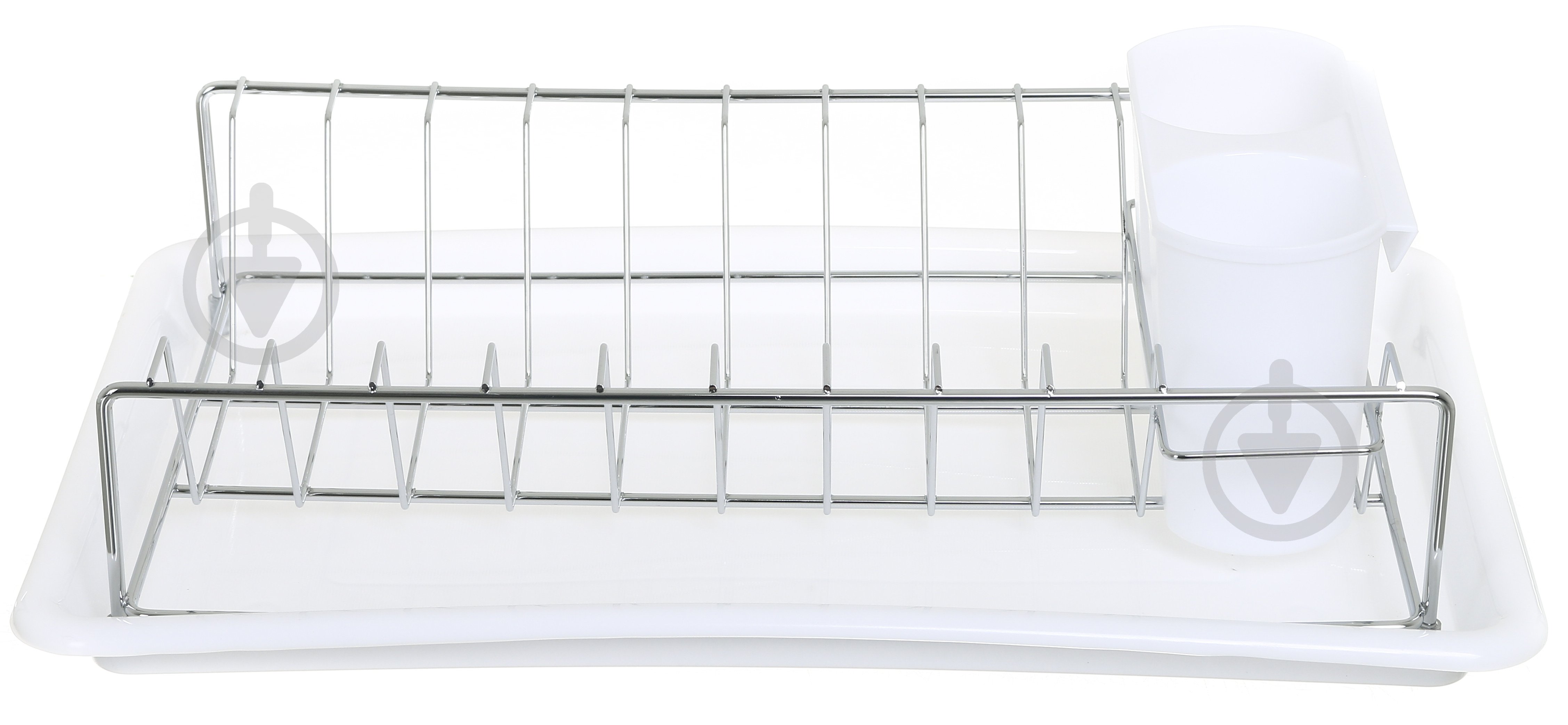 Сушилка для посуды Flamberg 380x250x110 мм настольная одноуровневая с поддоном - фото 4