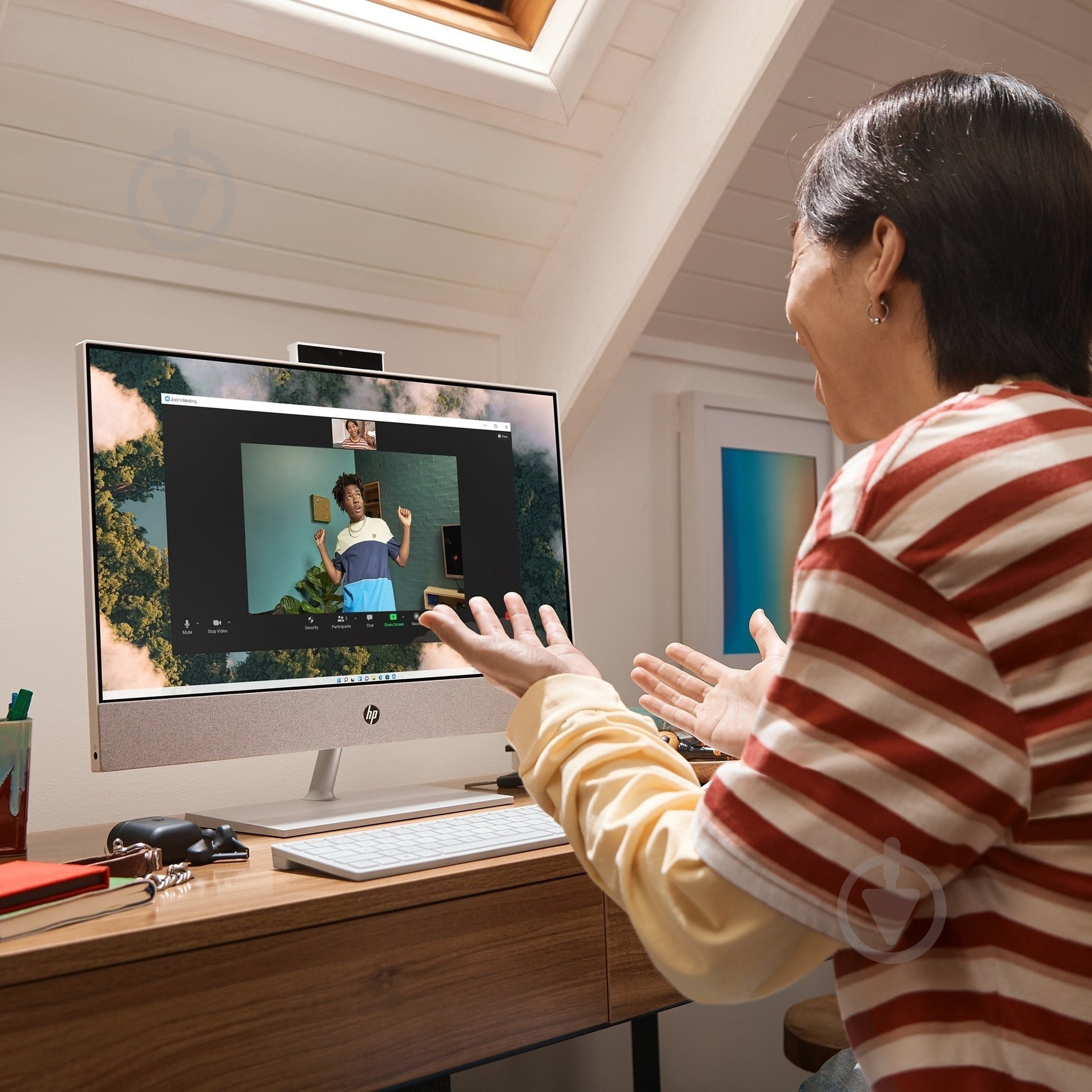 Моноблок HP Pavilion 27" (68V05EA) white - фото 11 Моноблок HP Pavilion 27" (68V05EA) white - фото 11