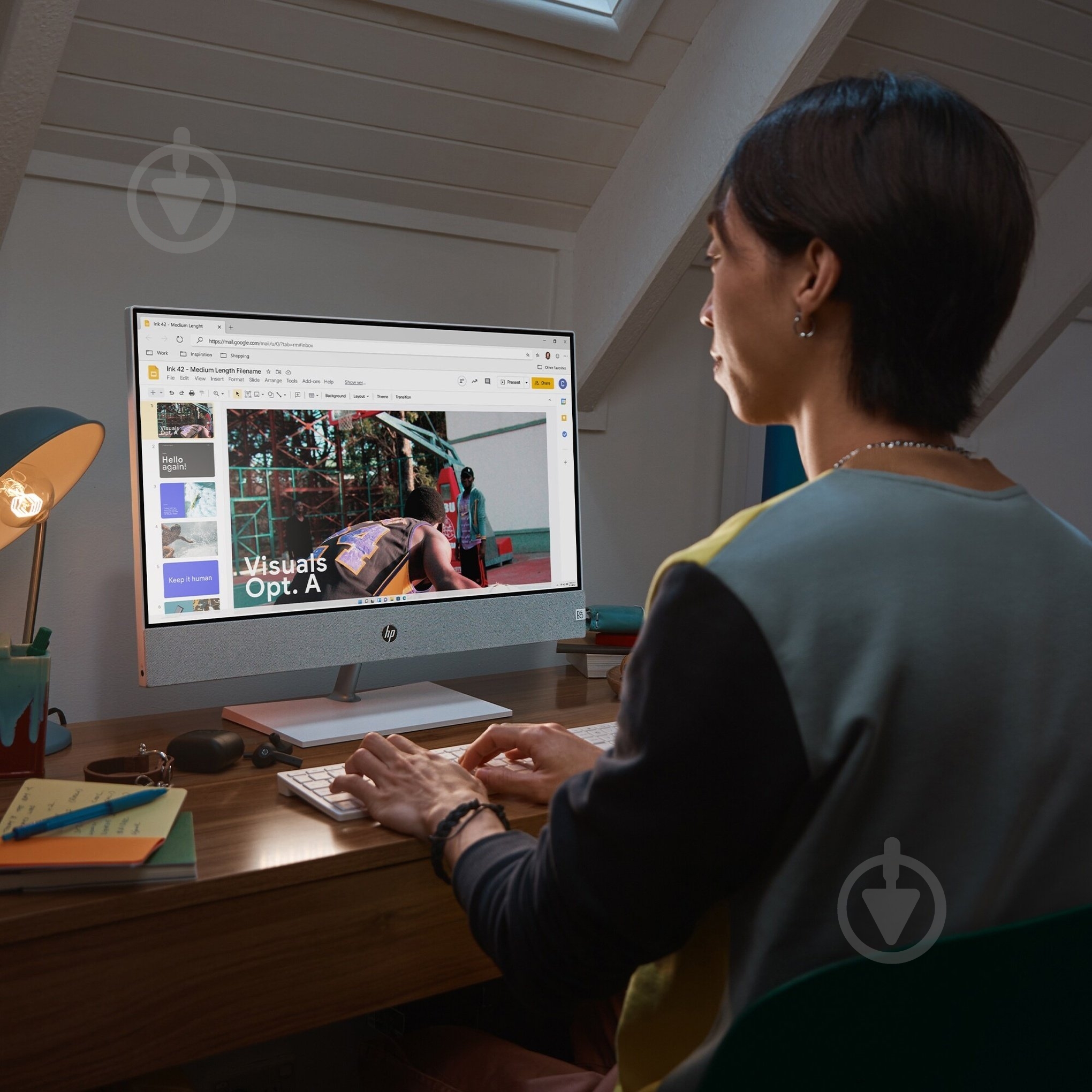 Моноблок HP Pavilion 27" (68V05EA) white - фото 8 Моноблок HP Pavilion 27" (68V05EA) white - фото 8