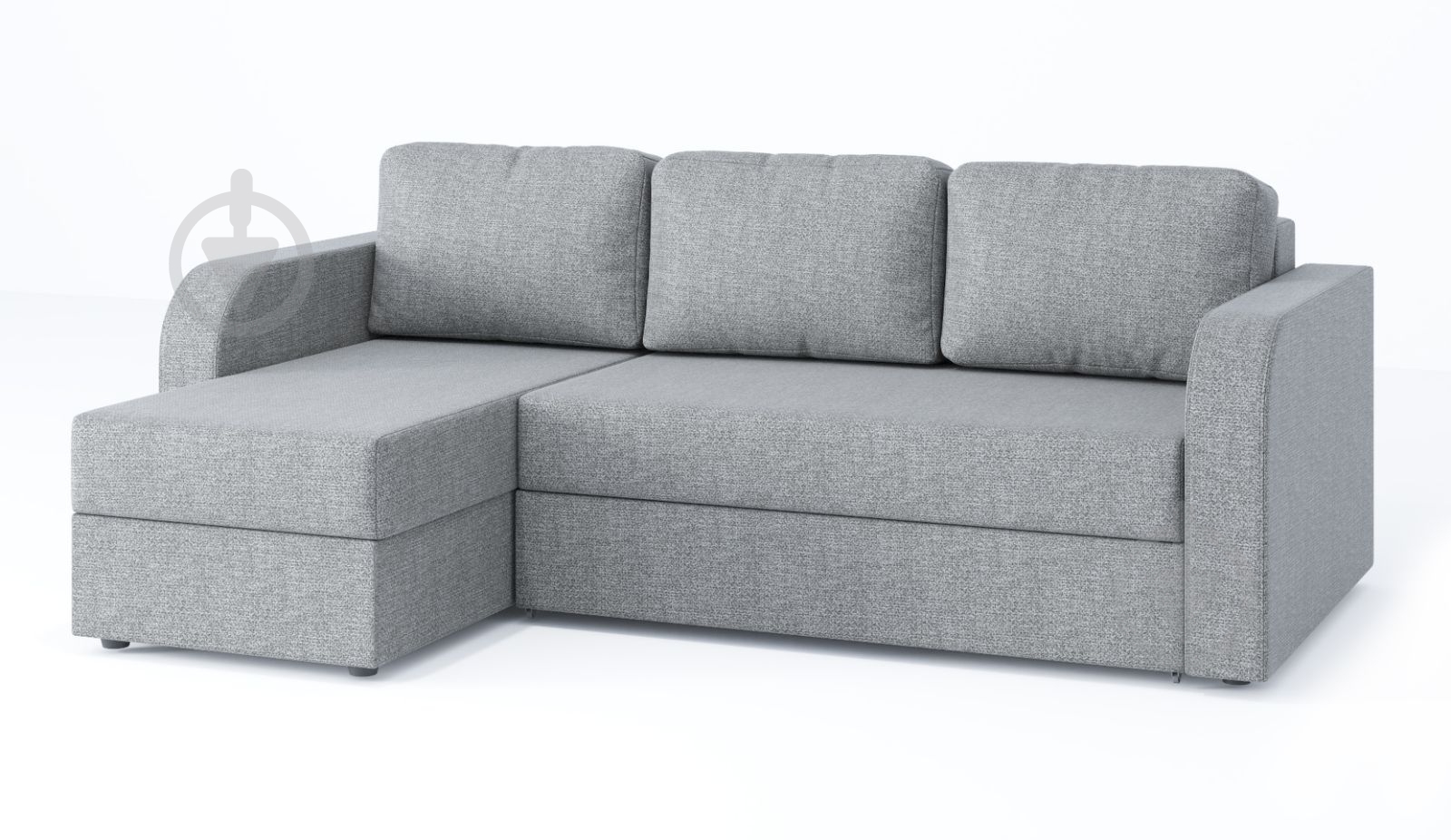 Диван угловой SOFYNO Балтика левый светло-серый 2300x1550x730 мм - фото 1