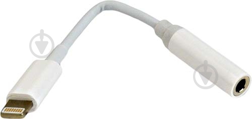 Адаптер Cablexpert Lightning – mini-jack 3,5 мм white (CCA-LM3.5F-01-W) - фото 1