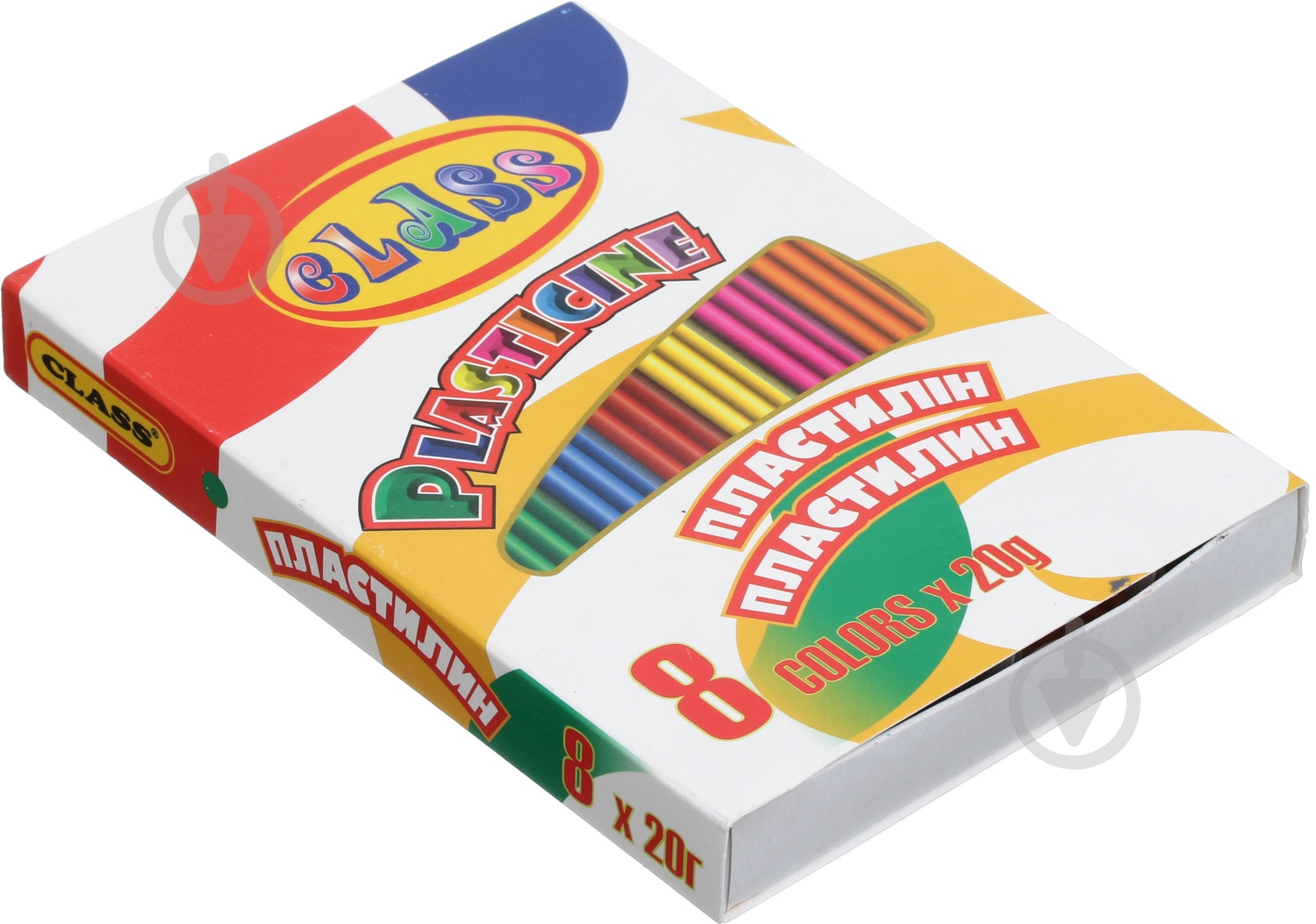 Пластилин 8 цветов 160 г CLASS - фото 2 Пластилин 8 цветов 160 г CLASS - фото 2