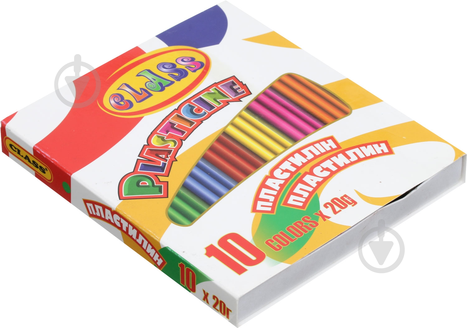 Пластилин 10 цветов 200 г CLASS - фото 3