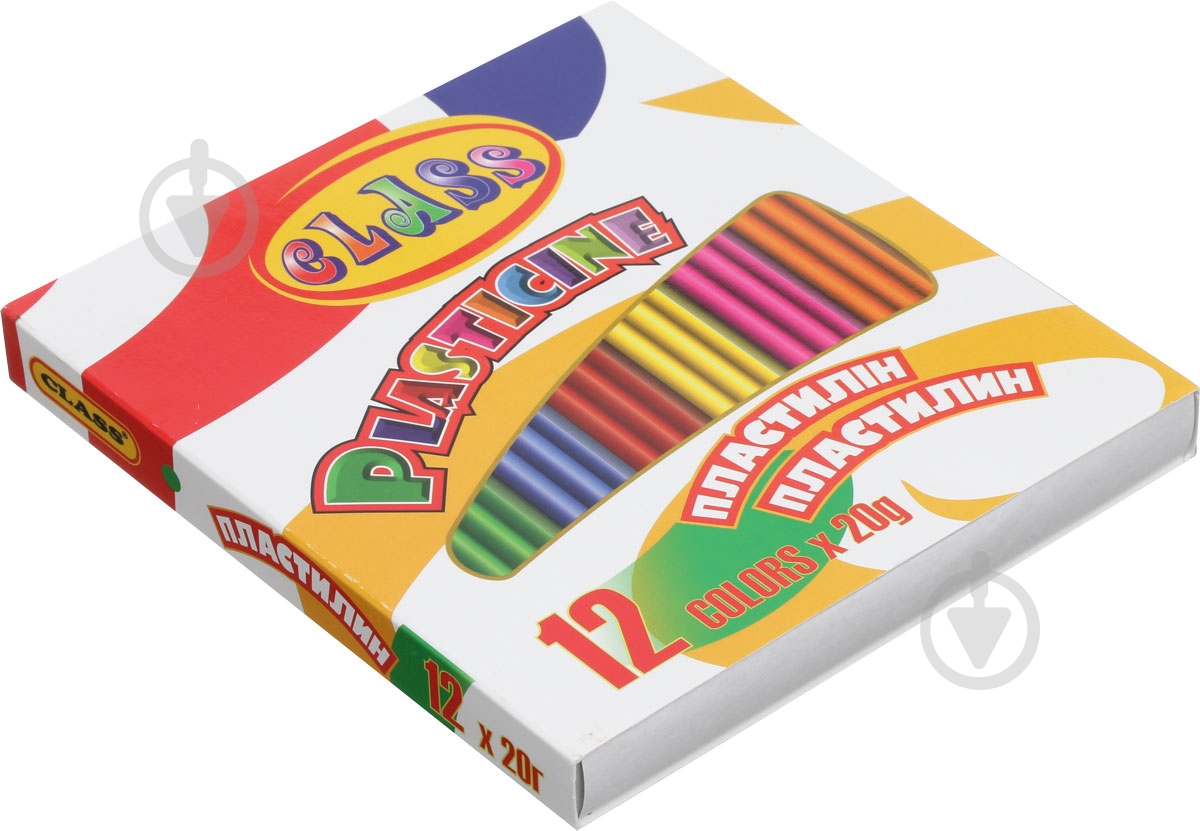 Пластилин 12 цветов 240 г CLASS - фото 2