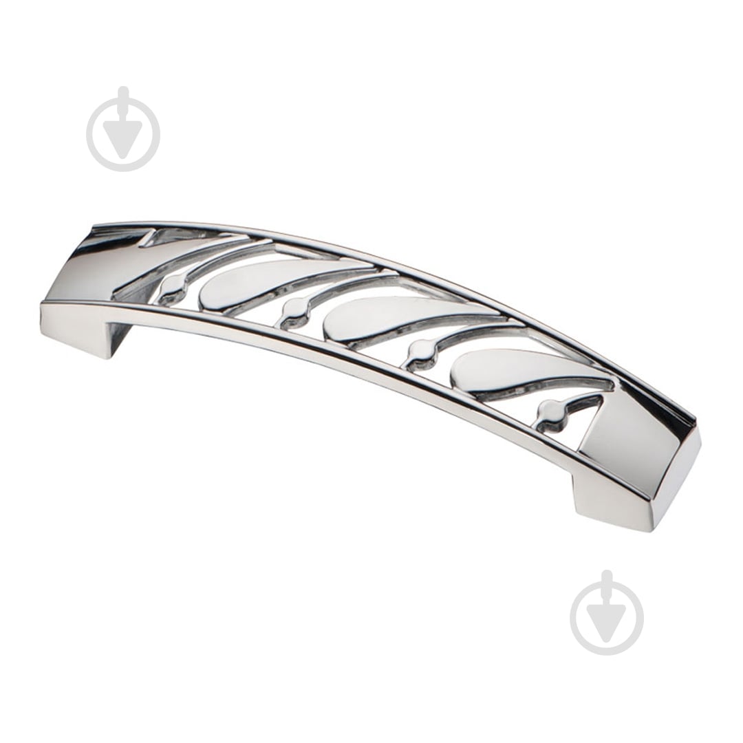 Меблева ручка скоба Kerron 128 мм RS-043-128 хром - фото 1