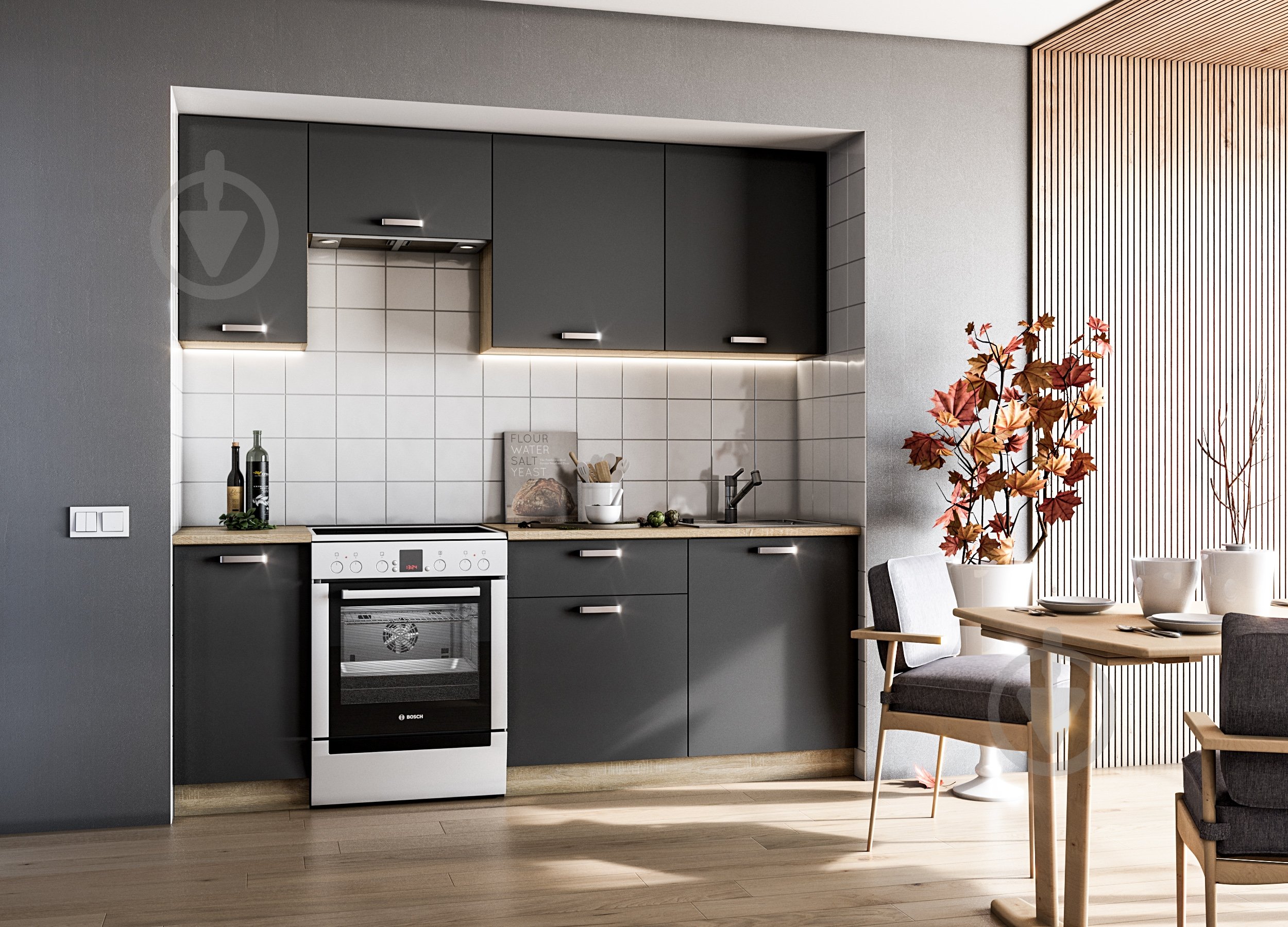 Кухня Грация Грейд МДФ 2,2 м - фото 2