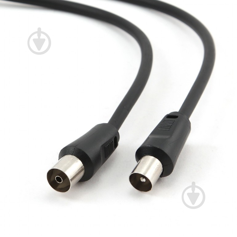 Удлинитель Cablexpert антенный 3 м черный (CCV-515-3M) 75 Ом - фото 1