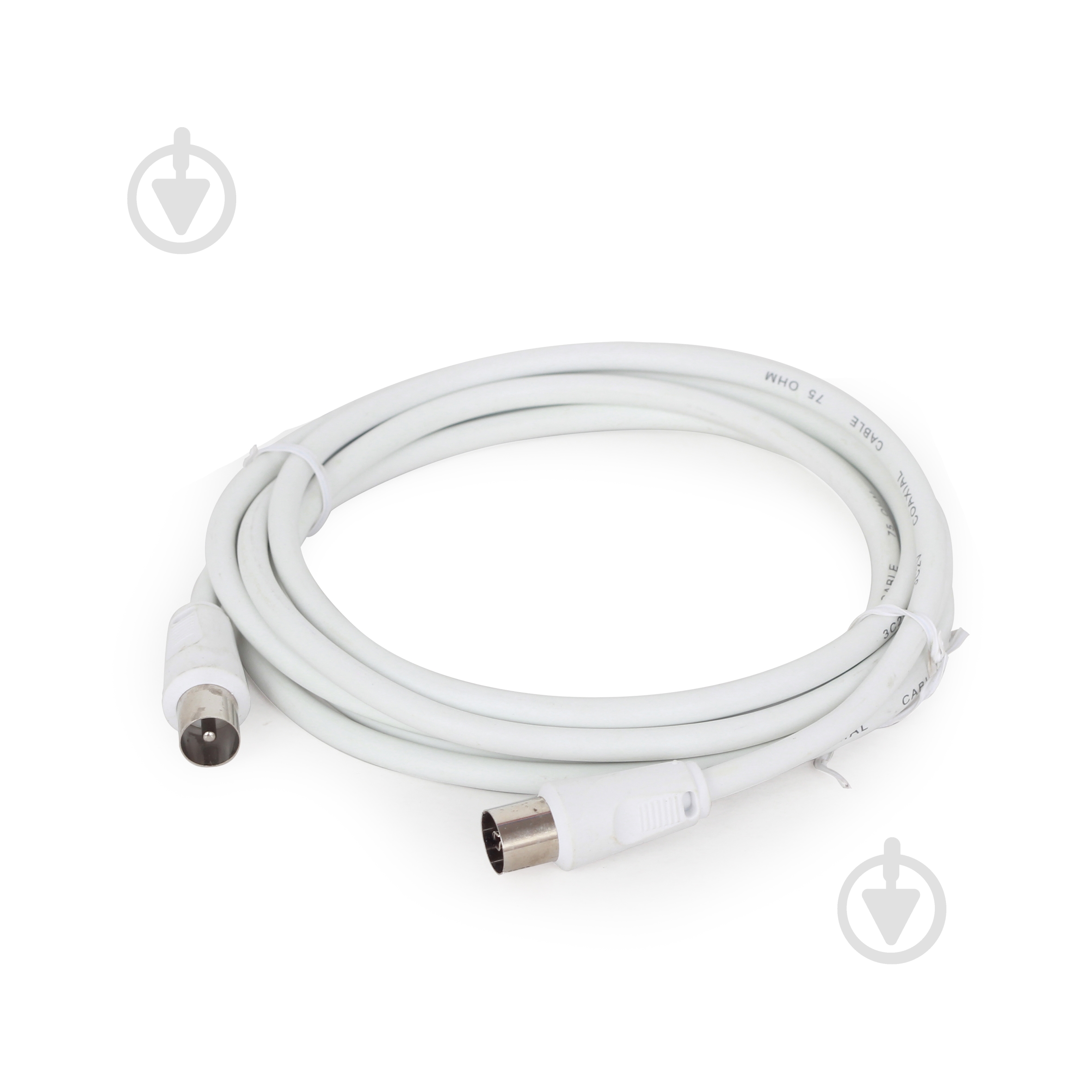 Подовжувач антенний Cablexpert 1,8 м (CCV-515-W) 75 Ом - фото 2